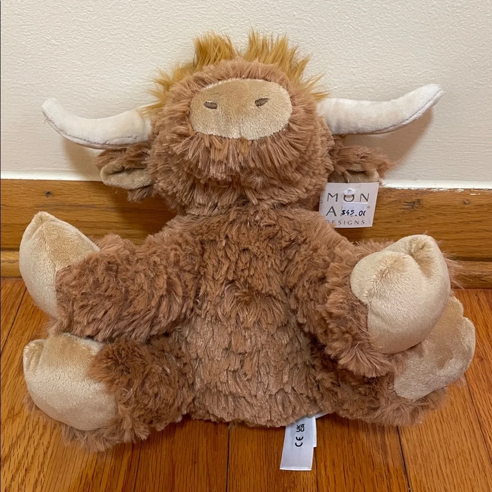 NWT RARE Mon Ami Harold the Highland Cow Plush Stuffed Toy Cute Fun (Brand New) - Picture 6 of 10